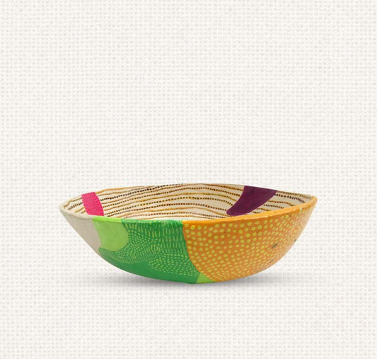 Gond - Multicolor Paper Mache Bowl