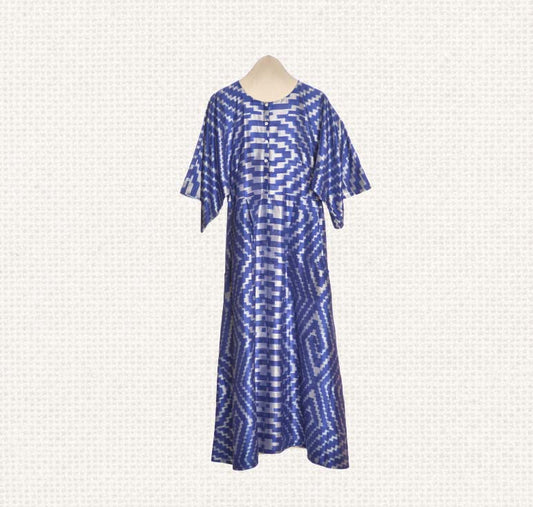 Blue Optical Dress