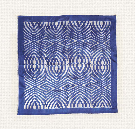 Blue Optical Scarf