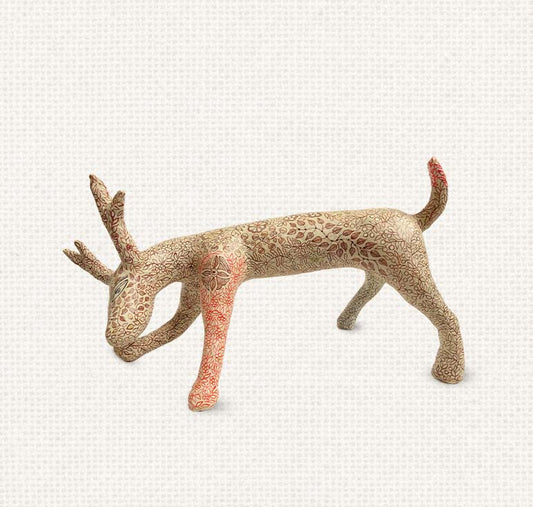 Deer- Gond Paper Mache Decorative