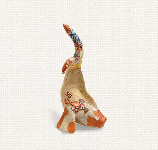 Fish - Orange Paper Mache Decorative