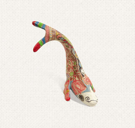 Fish - Red Paper Mache Decorative