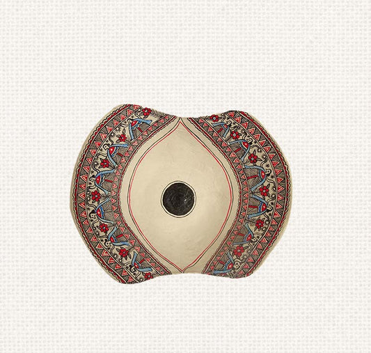 Floral Paper Mache Tray