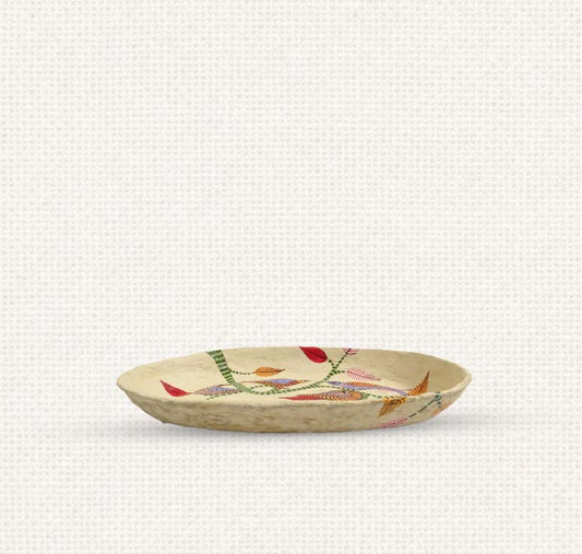 Gond - Birds Paper Mache Tray