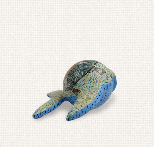 Gond - Blue Smal Fish Paper Mache Decorative