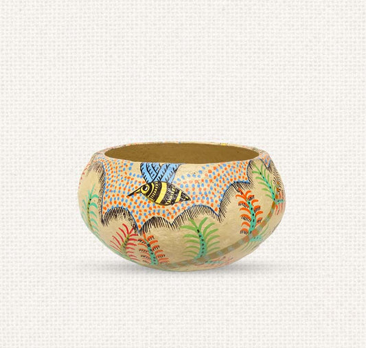 Gond - Bulls Paper Mache Bowl