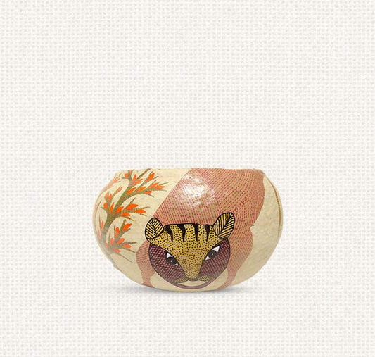 Gond - Wildlife Paper Mache Bowl