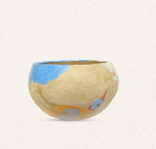 Gond - Women Paper Mache Bowl