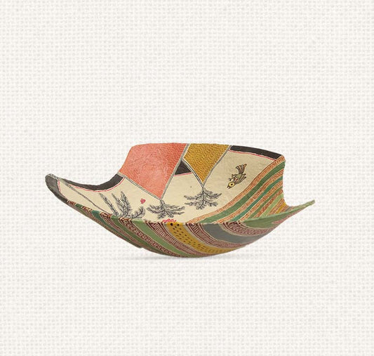 Palm Paper Mache Tray