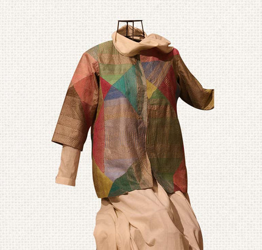 Sujani- Multicolor Short Jacket