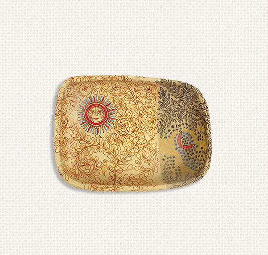 Sun Paper Mache Tray